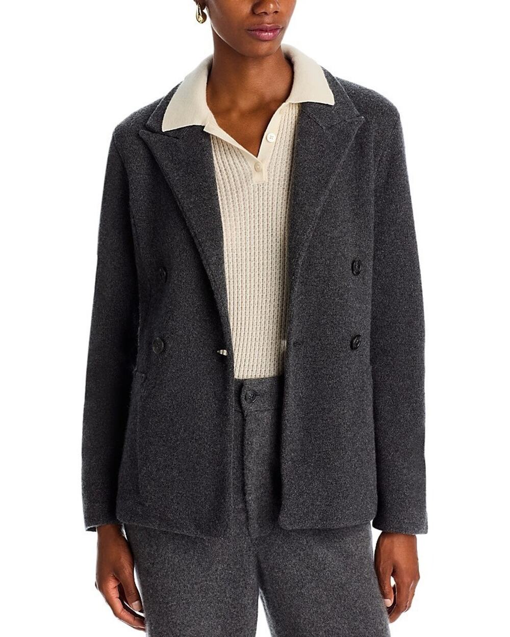 Guest in Residence Tailored Blazer Charcoal Size XL 3495